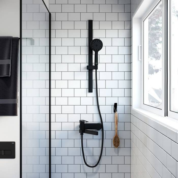 Душевой гарнитур черный IDDIS Slide (SLI1FB0i16)